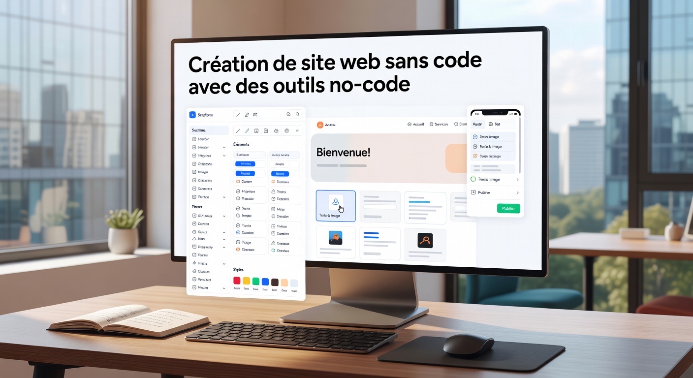 Création de site web sans code avec des outils no-code modernes